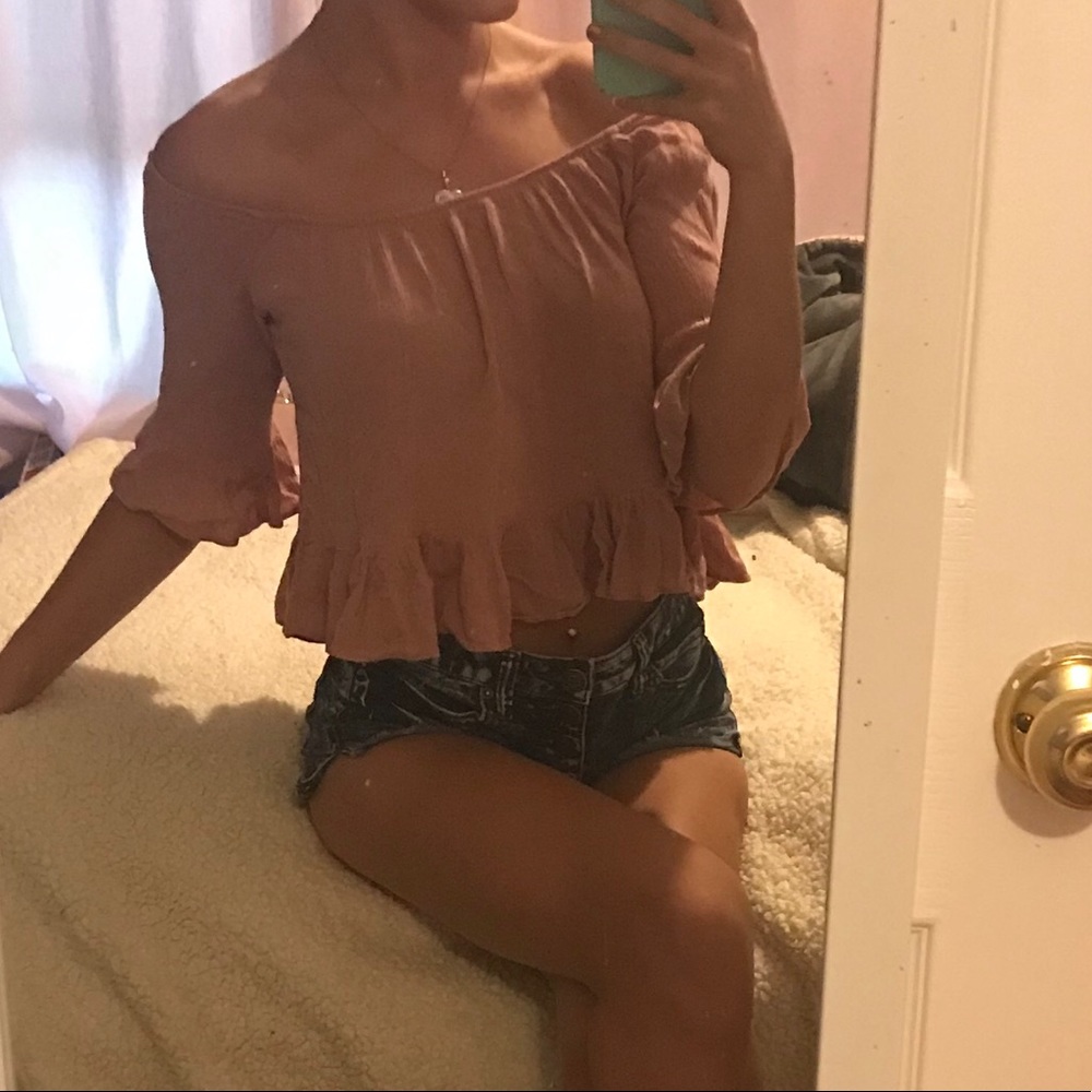 Ambiance Off The Shoulder Crop